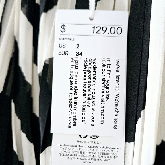 H&M Studio pleated dress - Picture 6 of 9